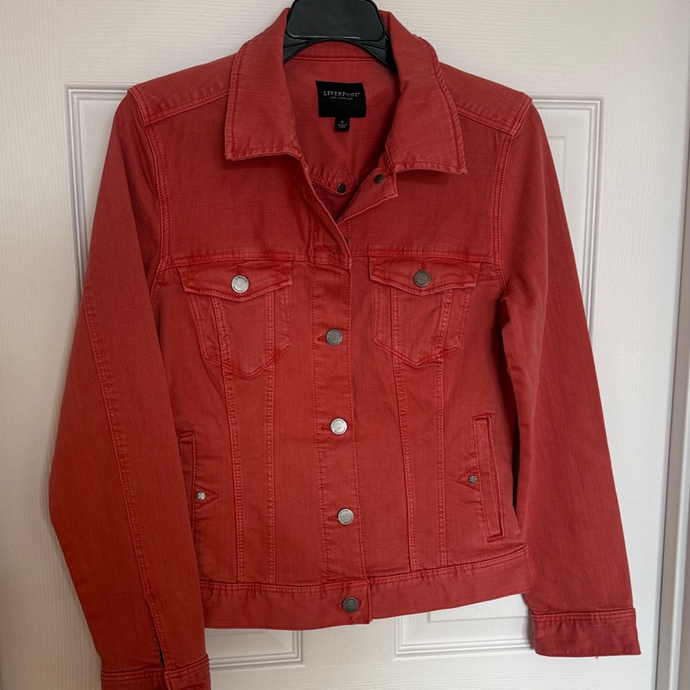 Liverpool Red Jean Jacket